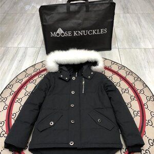 Moose Knuckles Men's Black Coat